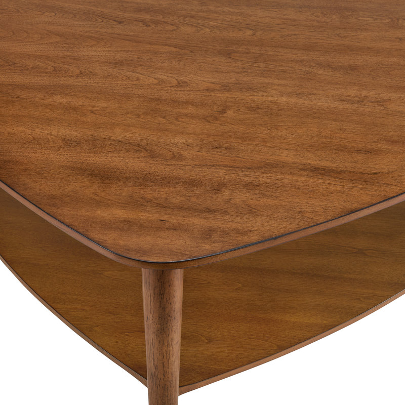 Table basse triangulaire en bois, Cinnamon