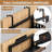 8-Tier Over The Door Pantry Organizer With Adjustable Baskets, Wall Mount Or Hanging Spice Rack For Kitchen Cabinet, Closet, And Pantry Storage-1083243923