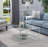 Carolina Glass 4 Legs Coffee Table with Shelf