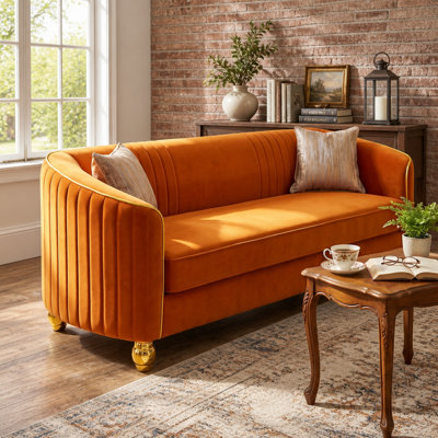 82.2 " Velvet Sofa