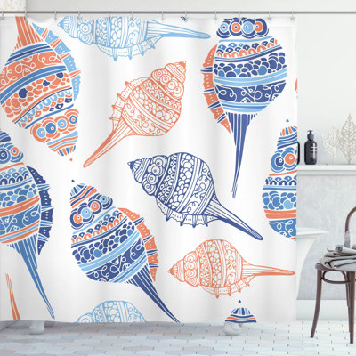 Shower Curtain with Hooks Included