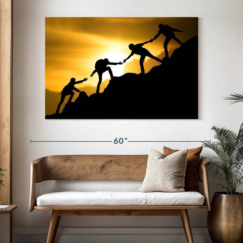 Sireci Climbing Teamwork, 34" H x 51" W