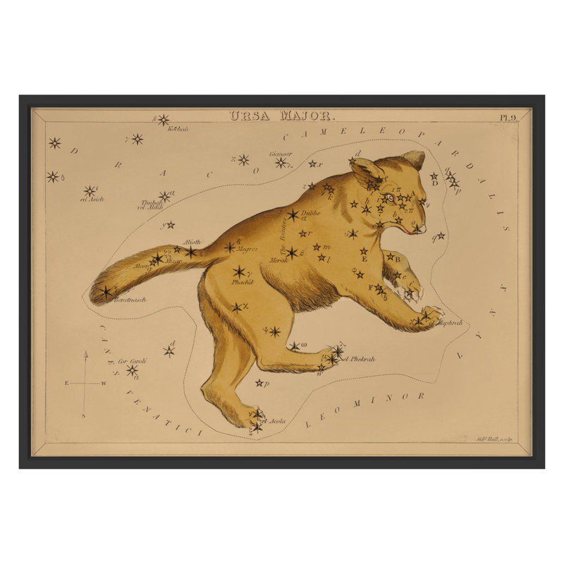 Ursa Major Print by Grand Archives, Black Framed, 32" H x 45" W