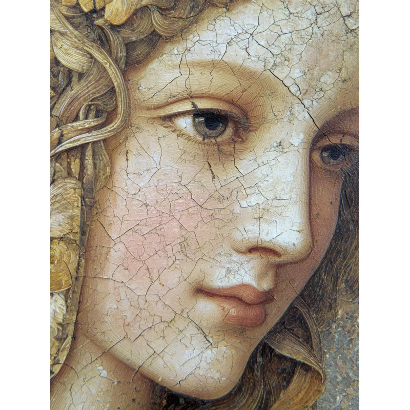 «Fragmented Beauty», art mural sur toile tendue, H 24 po x l 16 po x P 1,5 po