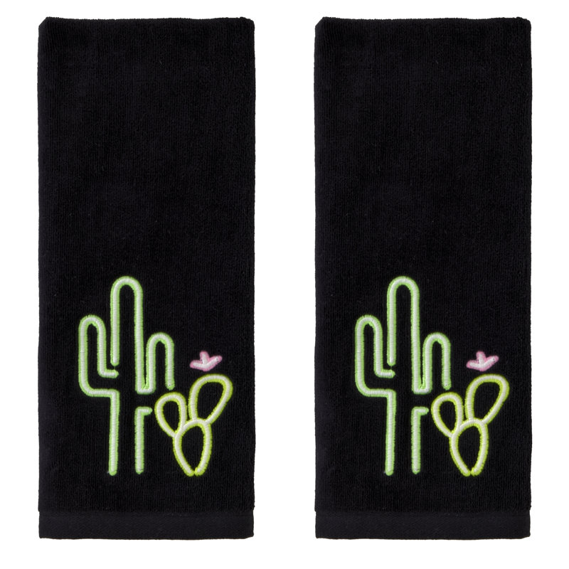 NEON CACTUS EMB HAND-BLACK