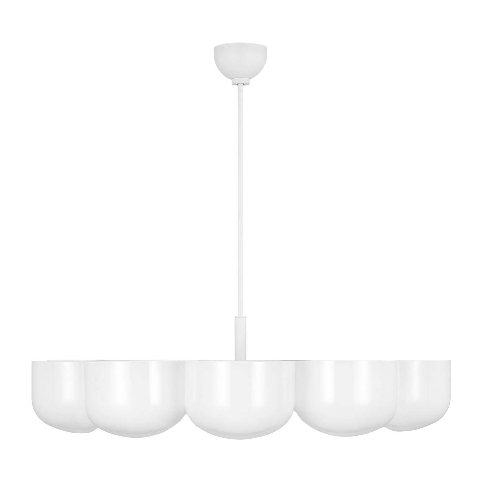 Timmons Large Chandelier, Matte White