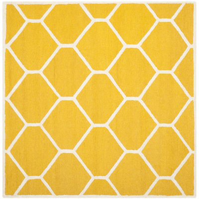 Deedgra Hand Tufted Wool Geometric Rug