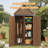 Outdoor Storage Cabinet, Garden Shed Tool Shed With Metal Frame-114241097