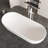 69'' x 30'' Freestanding Soaking Solid Surface Bathtub-125549916