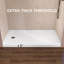 60 In. X 32 In. Acrylic Single Threshold Shower Base Alcove Floor Rectangular Shower Pan Base With Centre Drain In White-114008743