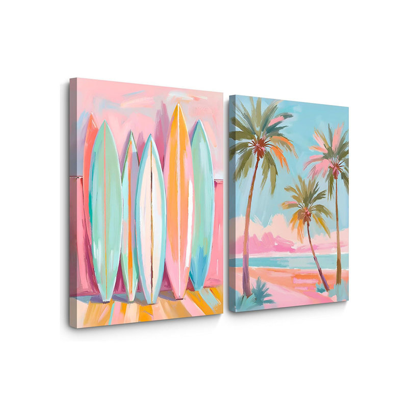 2 Piece Wrapped Canvas Print