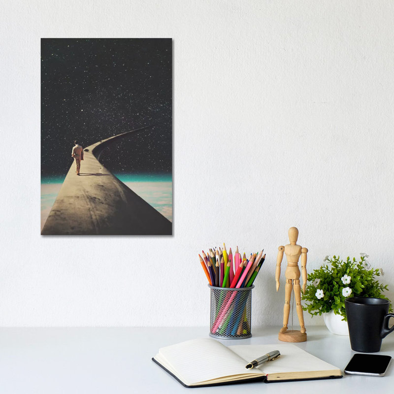 Reproduction d’art « our dear this Road My Dear » par Frank Moth, Toile tendue, Pas de tapis, H 12 po x l 8 po x P 0,75 po