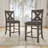 Wasdale Upholstered Counter Stool with Solid Wood Frame-1546979136