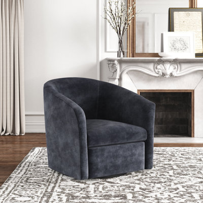 Calliope 29.75" W Swivel Barrel Chair