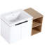 Lavabo de salle de bain 36 pouces avec tablette de rangement