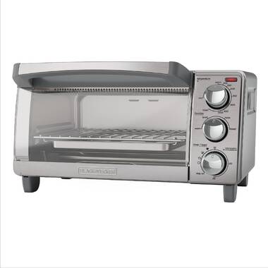 Black + Decker 4-slice Toaster Oven With Convection, Black & Silver, Toasters & Ovens, Furniture & Appliances