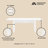 Ella 79" Dining Table In White