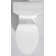 Siège de toilette allongé de remplacement à fermeture douce