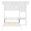 Lit escamotable double pleine grandeur avec bureau, armoire supérieure et tablettes de rangement, lit pliable peu encombrant-1450553368-1450553383