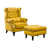 Similicuir jaune est en rupture de stock