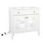 Meuble-lavabo autoportant avec tablette de rangement-568889067