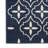Nourison Essentials Navy/Ivory Indoor/Outdoor Area Rug-1126223925