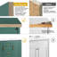 Ensemble de meuble-lavabo avec lavabo sous-comptoir + 2 portes et 2 tiroirs-115367029