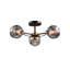 Rotan Glass Semi Flush Mount