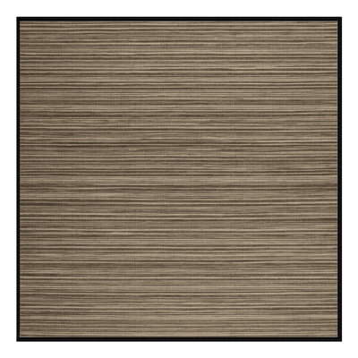 Machine Washable Horizontal Stripes Brown Area Rug