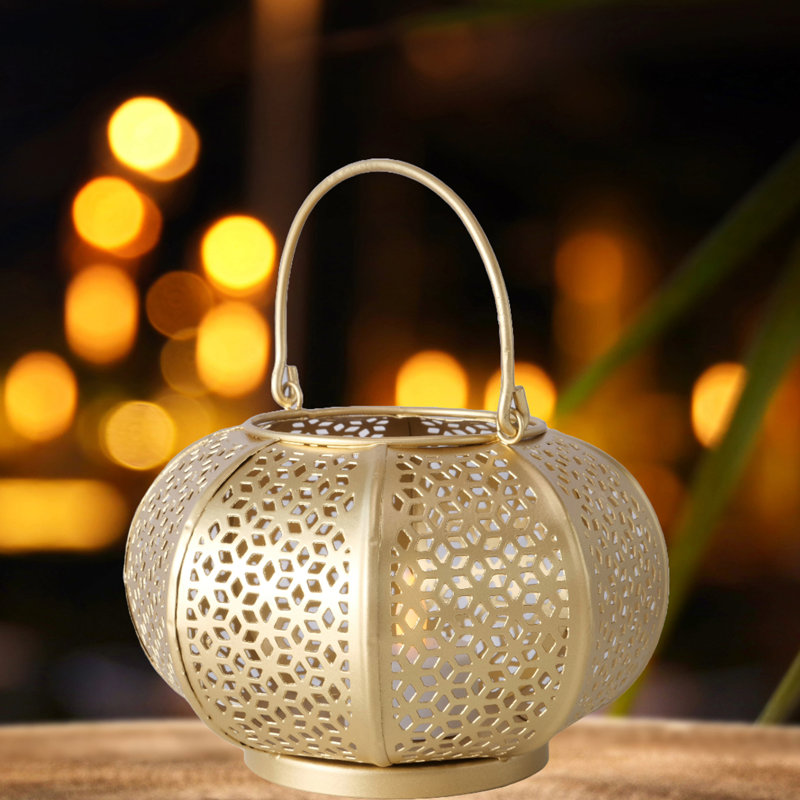 7'' H Iron Tabletop Lantern
