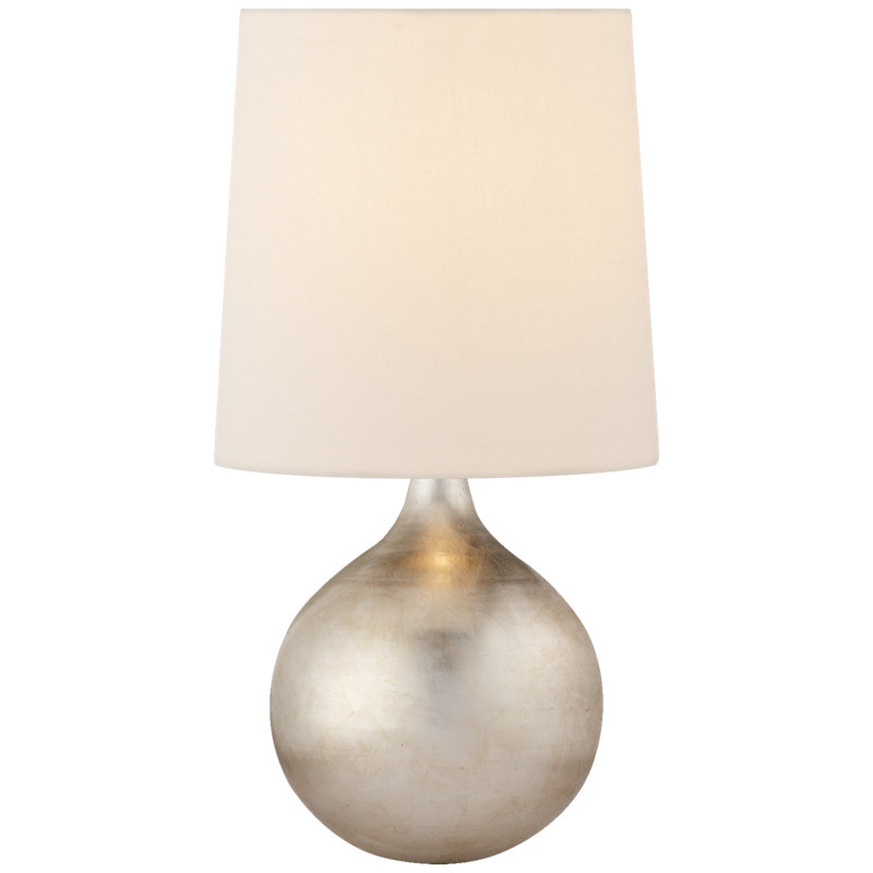 AERIN Warren Mini Table Lamp, Burnished Silver