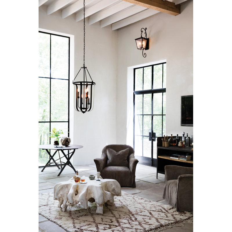 Trellis 4 Light Outdoor Wall Lantern, 52" H x 16" W