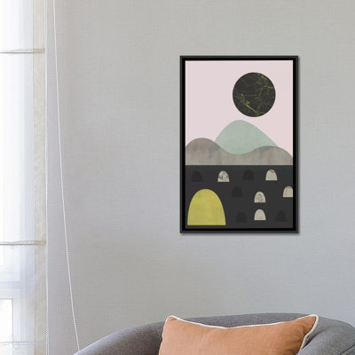 «Stones and Moon» par Flatowl, impression sur toile