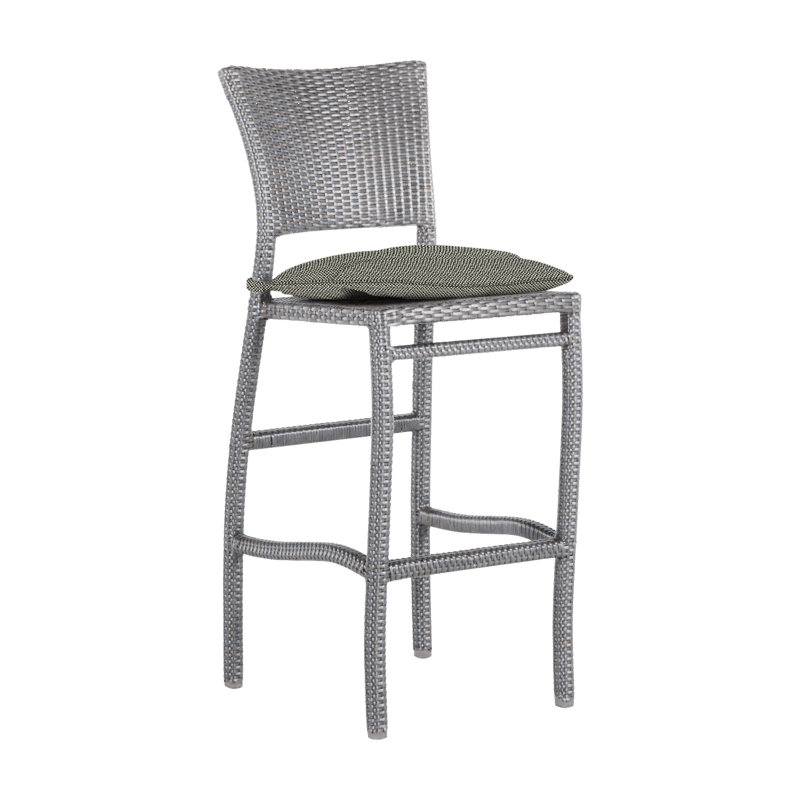 Tabouret de bar 30 po tissé Skye - Huître, Huître, Welt, Intermix écorce