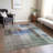Machine Washable Indoor/Outdoor Chantille ACN1113 Brown Rug-109484967