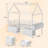 Twin Size Bed Frame With 6 Drawers,house Shape Bed With Globe String Lights-plug In,metal Bed Low Loft Bed With Safety Guardrail,inclined Ladder,no Box Sping Needed,space Saving For Bedroom-293117961-296578612
