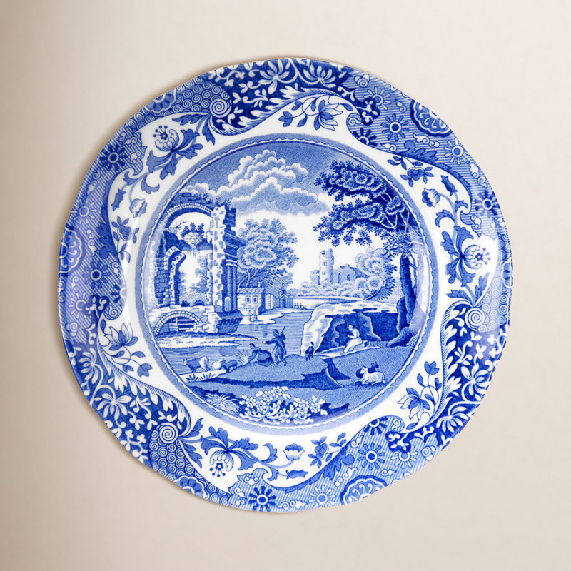 Spode Blue Italian 6.5" Earthenware Bread and Butter Plate
