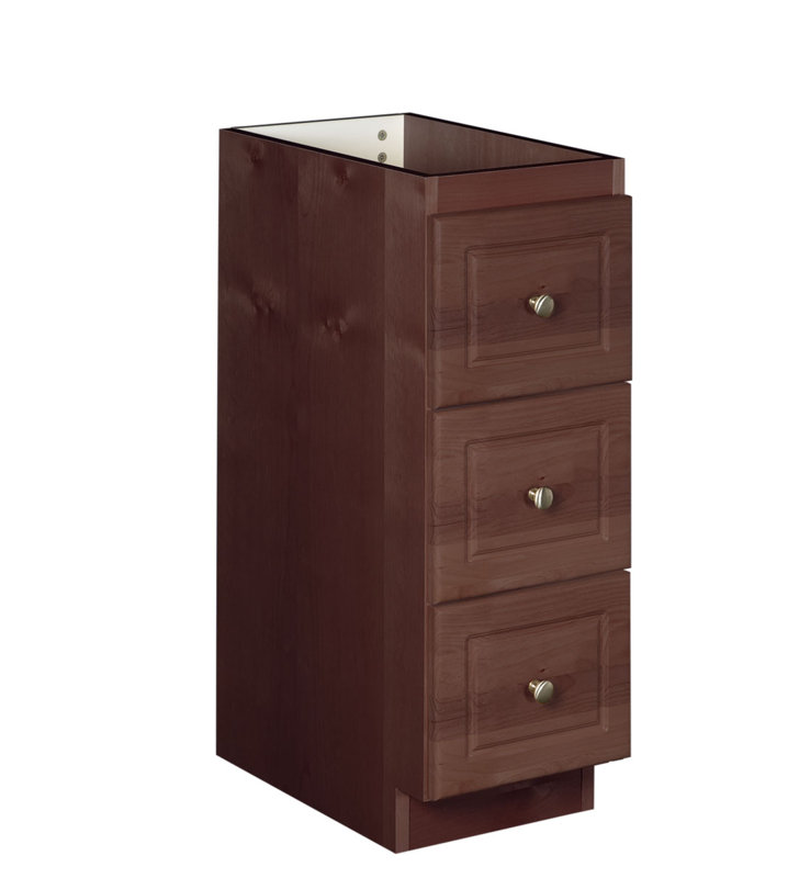 Armoire l 12" x h 34,5" Lysette, Aulne foncé