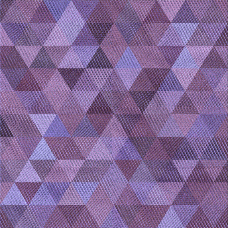 Tapis mauve à motif géométrique Branford, Carré 4 pi