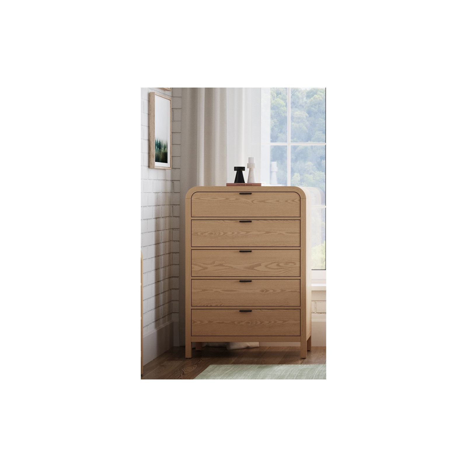 Essie 5 - Drawer Dresser, Timber