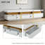 Unfinished TV Stand for TVs up to 88" with Fireplace Included