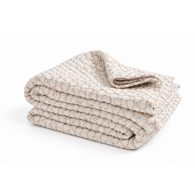Avalon 100% Cotton Matelasse Blanket