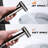 Handheld Bidet Toilet Spray - Hygienic Butt Disinfecting Quality Regulate Prompt Rust And Corrosion Feature Silver Metal For Toilet, Purifying Alter Force Quick Lamp-127346829