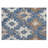 Machine Washable Indoor/Outdoor Xhevrie Blue Rug-765074004