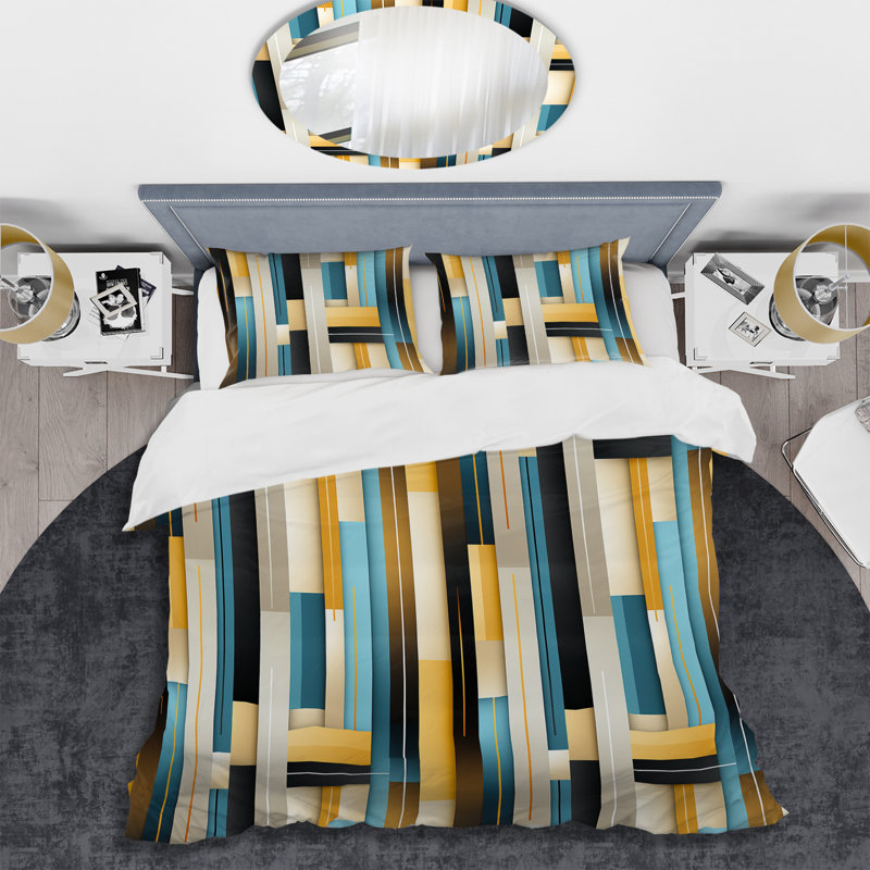 Ensemble de housse de couette Urban Chic, Housse de couette simple + 1 taie décorative stan