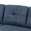 Canapé modulaire 76,5 po en mélange de lin avec lit escamotable et rangement pour chaise longue-230546523