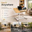 Adjustable Height Iron Computer Desk-1095355131