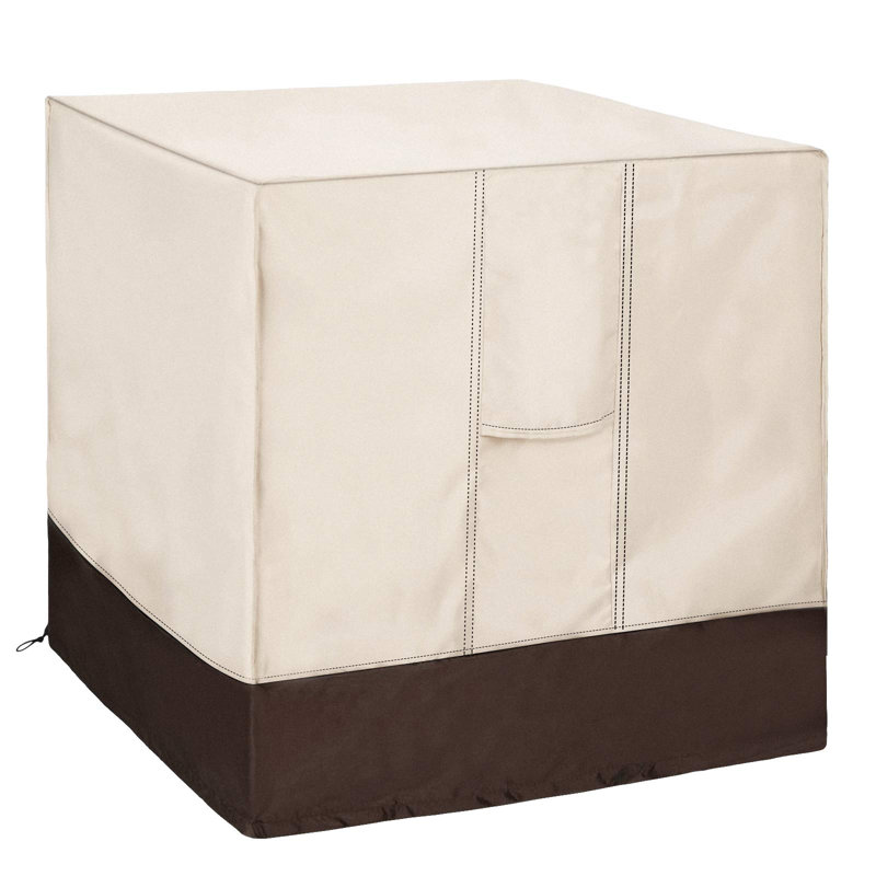 Air Conditioner Cover For Outside Units, AC Cover For Outdoor Central Unit Heavy Duty Water-Resistant Design - Square Fits Up To 32 X 32 X 36 Inches