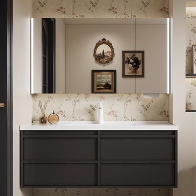 French retro style bathroom cabinet
