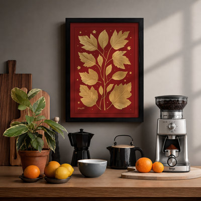 Gilded Botanica Botanical - Framed Print